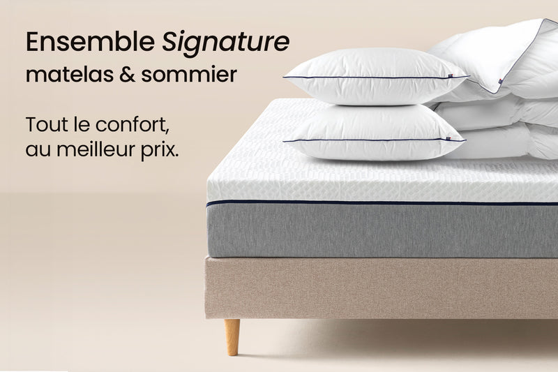 Ensemble Signature : matelas sommier